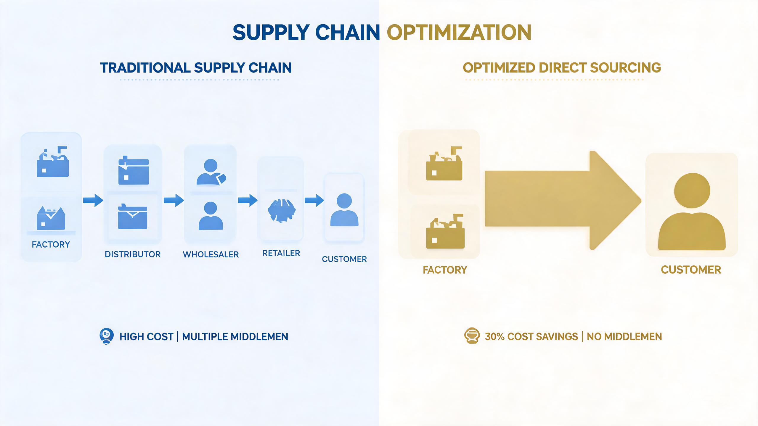 Newin Houseware supply chain advantages and direct sourcing benefits