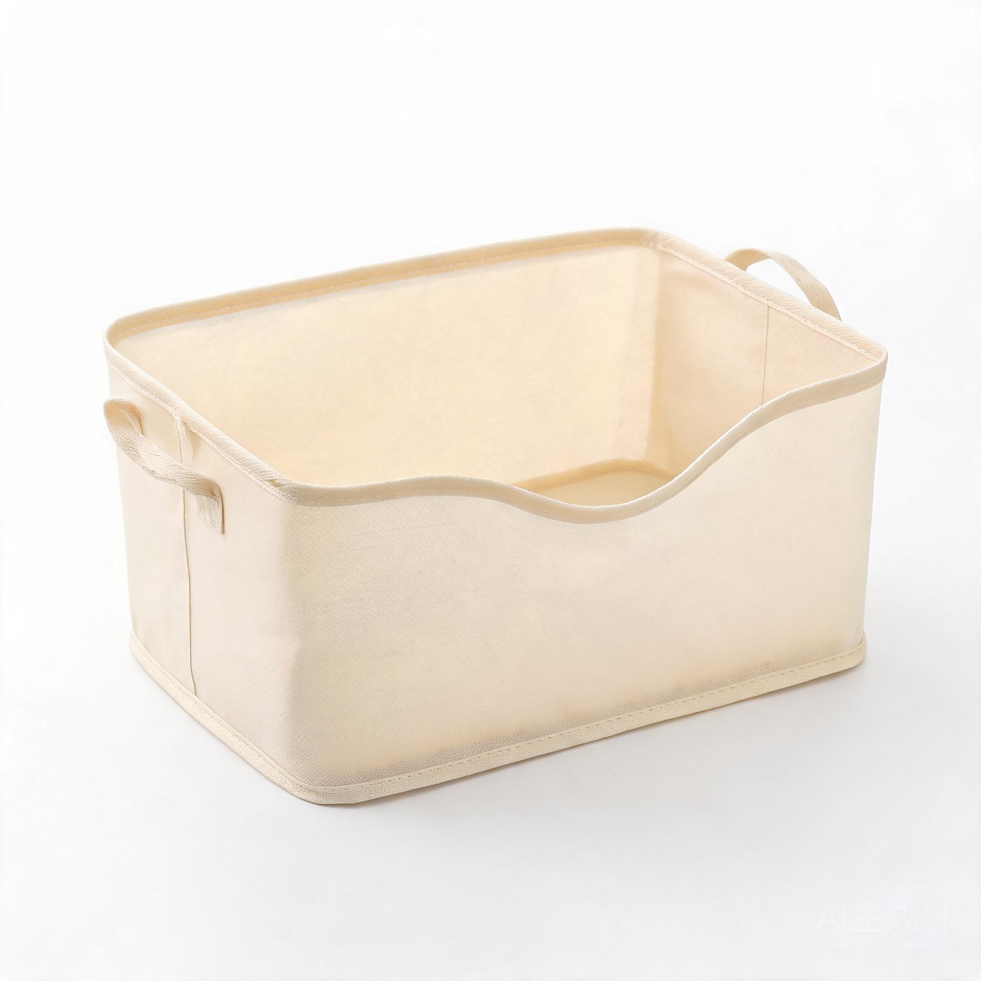 Fabric storage basket