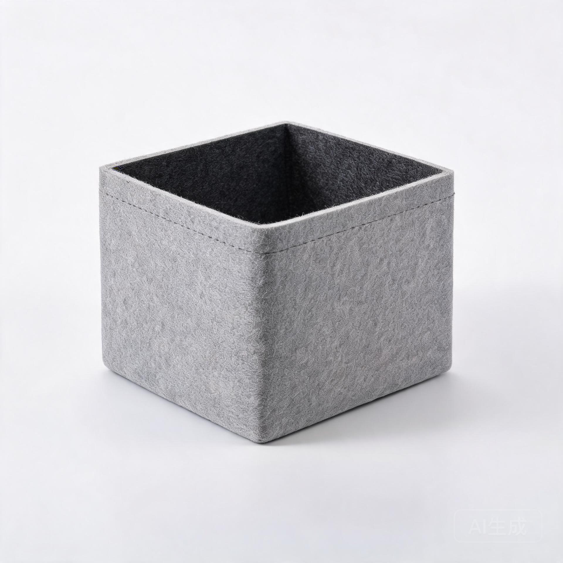 Square felt storage basket
